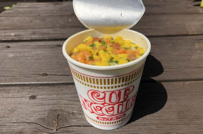 カップヌードル完成