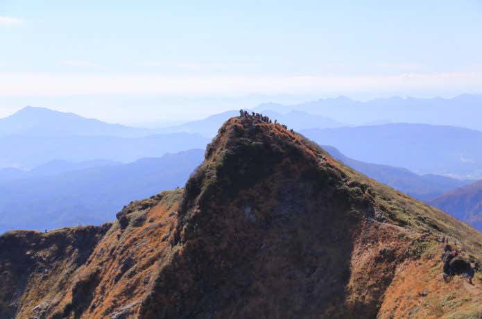 群馬の山、谷川岳トマノ耳