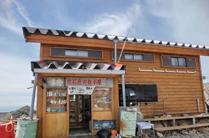 悪沢岳 赤石避難小屋