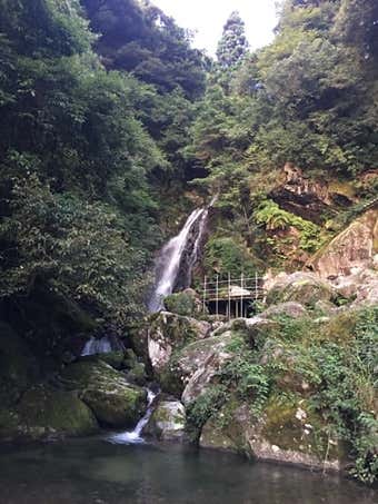 金山の坊主が滝