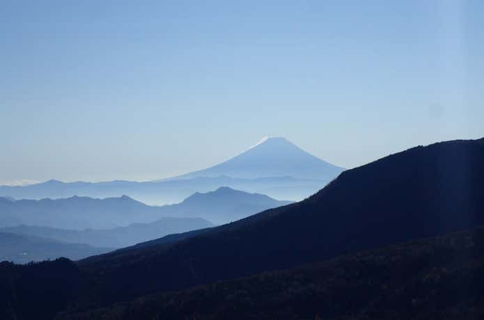 にゅうから見る富士山