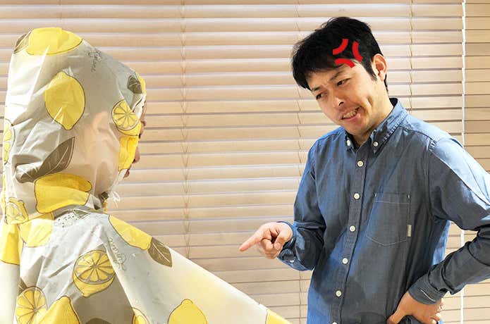 Yさんに怒られるJさん
