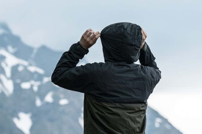 雨降り登山