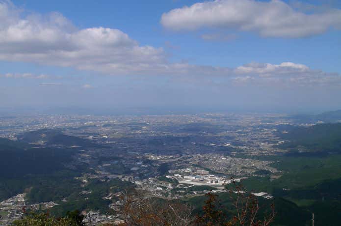 宝満山からの眺望