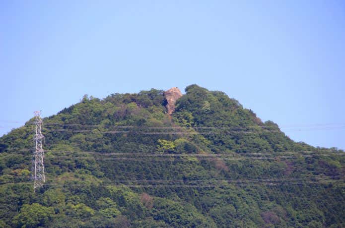大阪　登山　交野山の観音岩