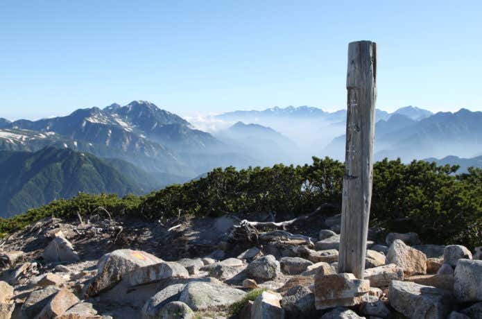 赤牛岳山頂