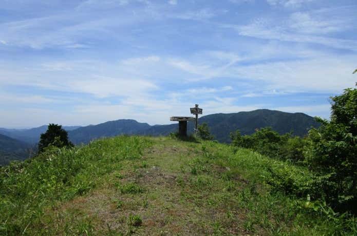 岡山登山　剣山山頂