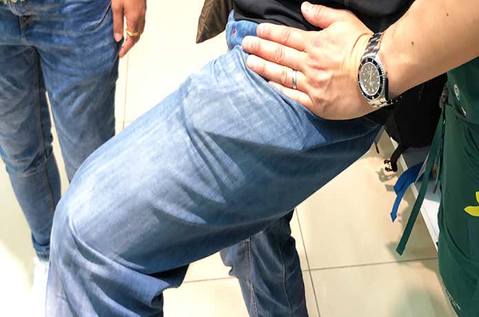 足があげにくい