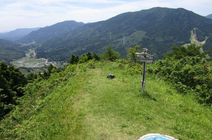岡山登山　剣山山頂からの景色