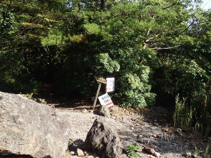由布岳　 合野越の分岐