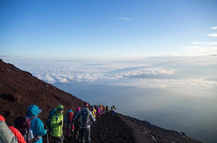 富士山の雲海