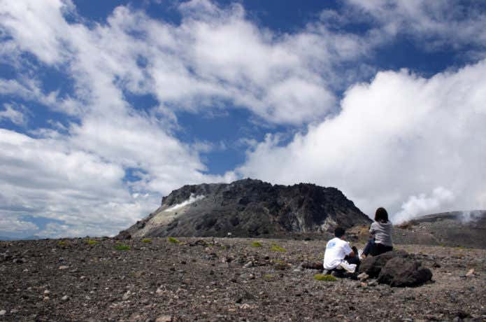 登山の噴火