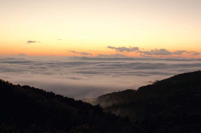 筑波山　雲海