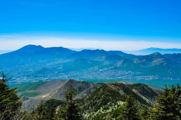 四阿山　根子岳　眺望