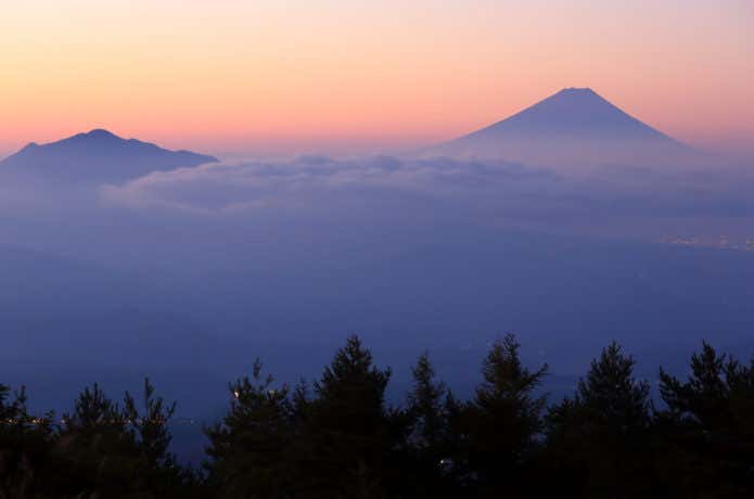 天女山からの眺め
