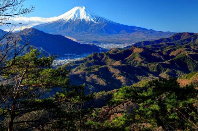 高川山からの富士山