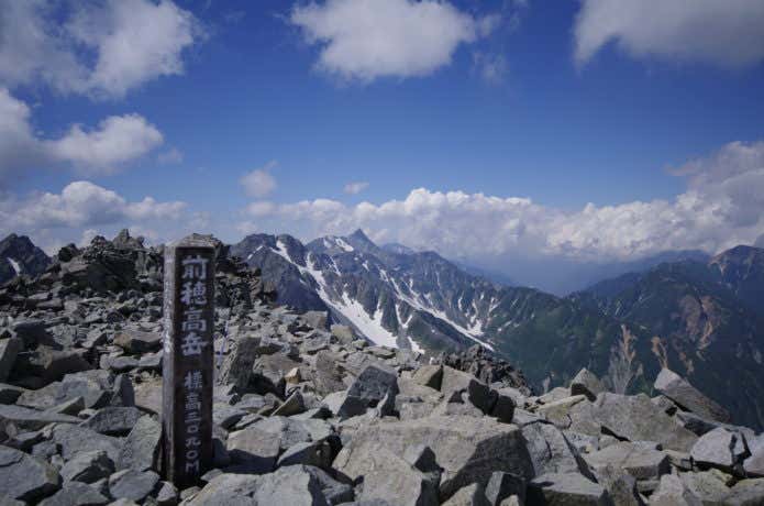 前穂高岳山頂