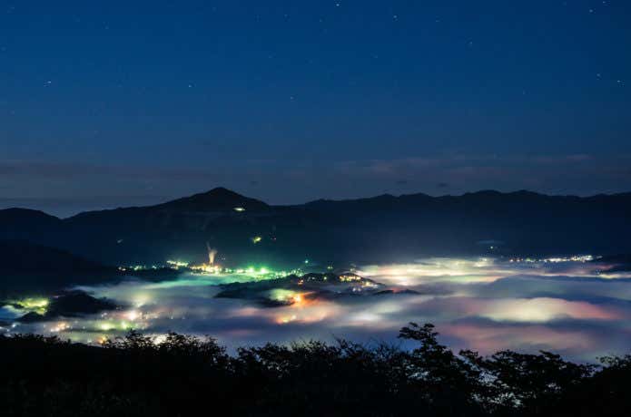 美の山　夜景