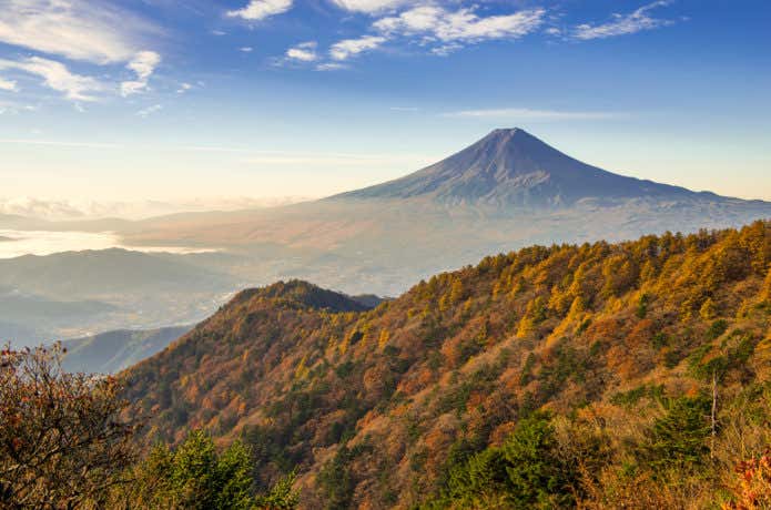 三つ峠からの富士山