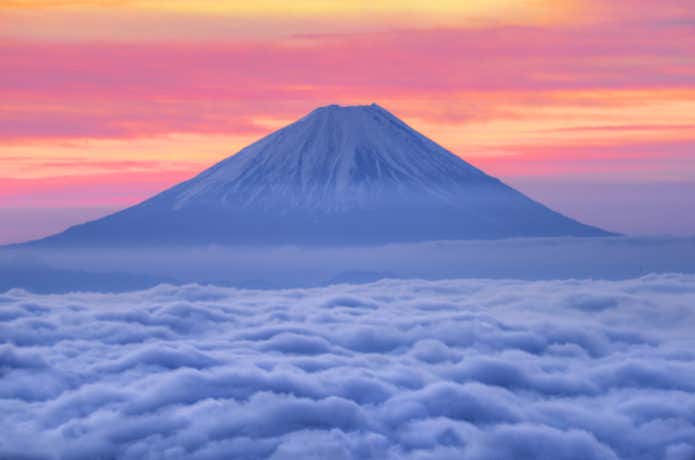 富士山　雲海