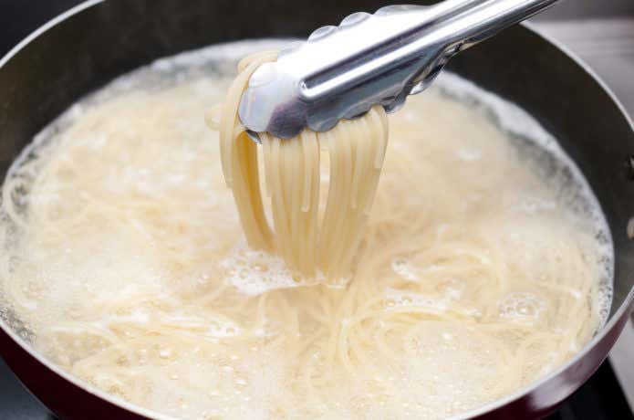 パスタ　茹で汁