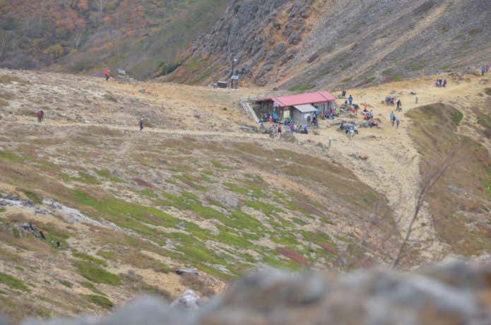 登山の噴火