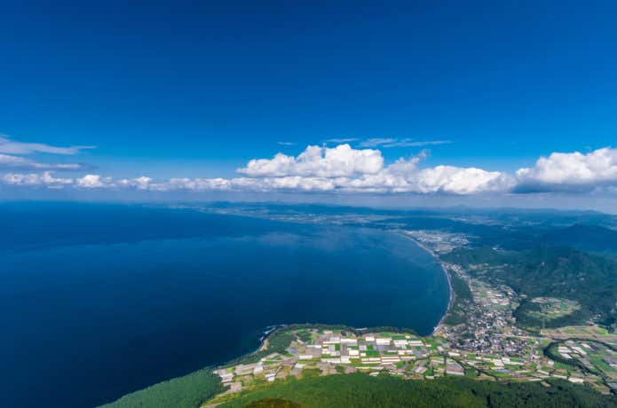 開聞岳からの眺望