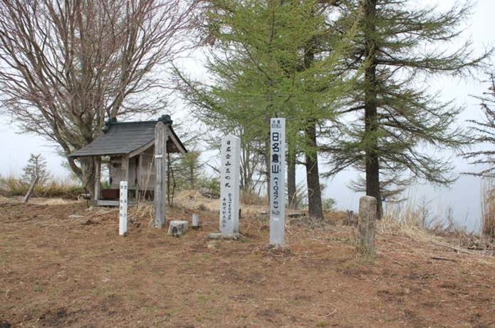 岡山 登山 日名倉山 頂上