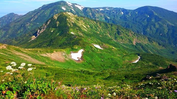 赤男山　朝日岳