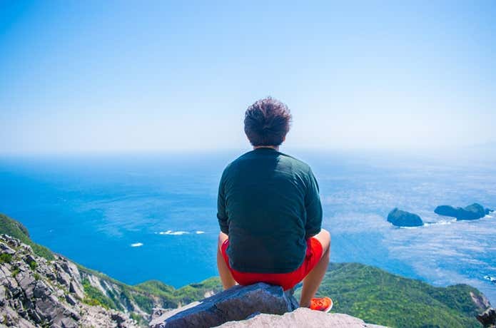 神津島の天上山頂上