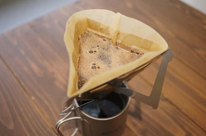 山コーヒー　お湯
