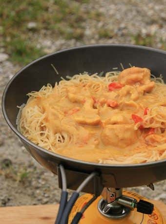 カレーをかける