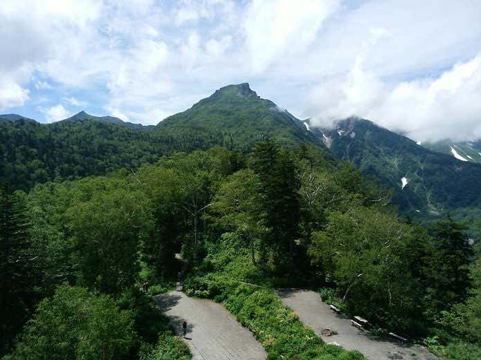 麓から見る黒岳