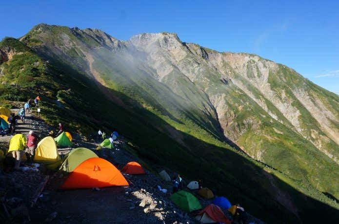 五竜山荘テント場
