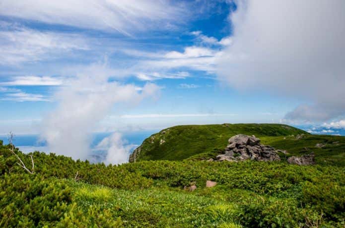 山頂までの登山道