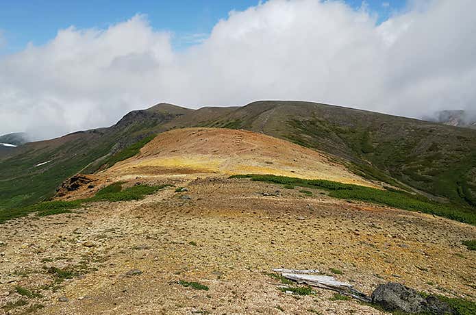 北海岳への登山道