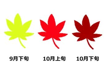 那須岳の紅葉の見頃