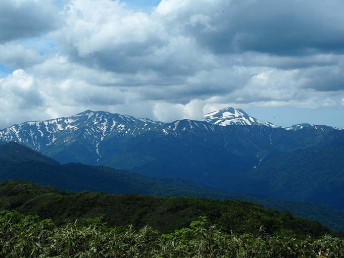 大日ヶ岳から見る白山