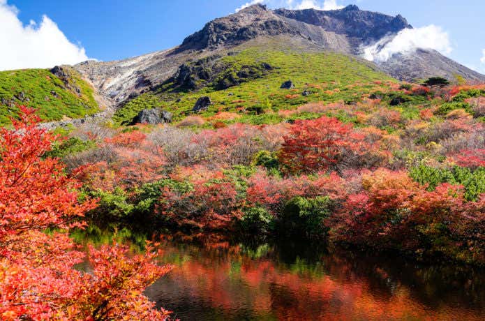 茶臼岳とひょうたん池