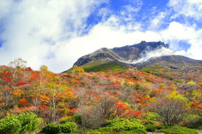 秋の那須茶臼岳