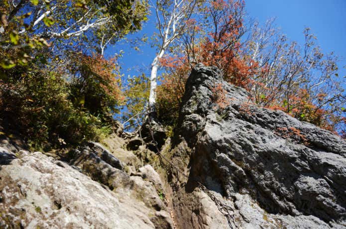 932峰への登山道