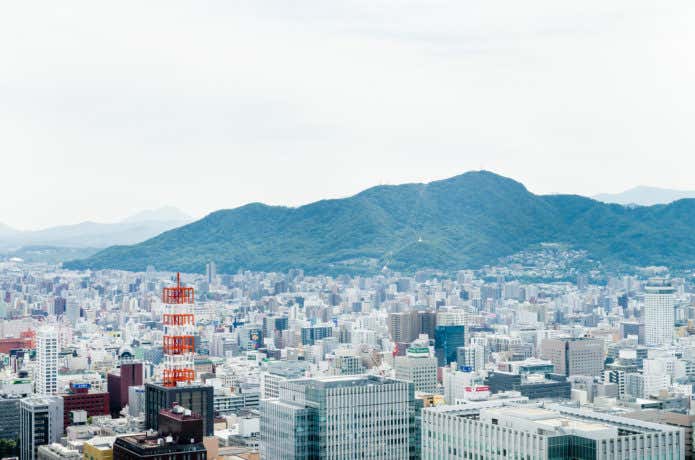 藻岩山 全景