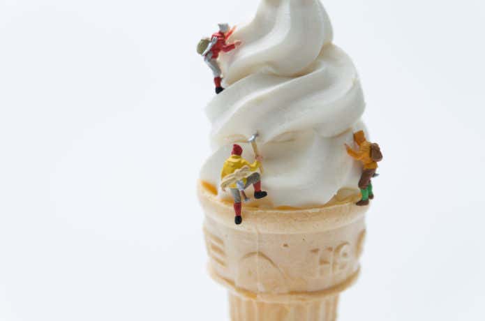 登山アイスクリーム