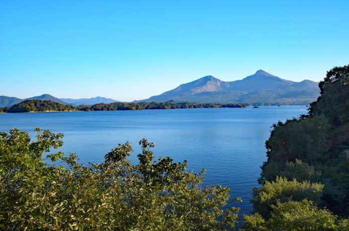 磐梯山 紅葉 五色沼