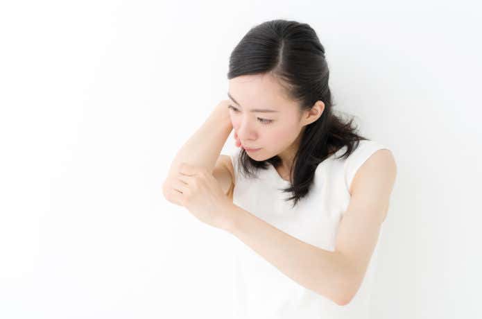 皮がむける