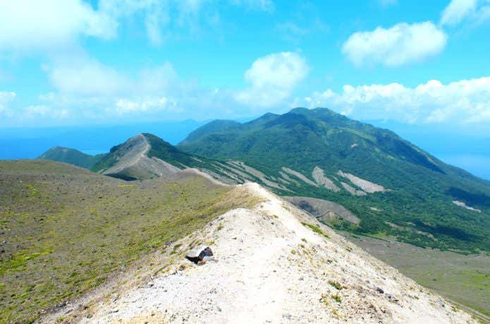 風不死岳　稜線