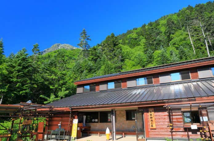 白根御池小屋と北岳