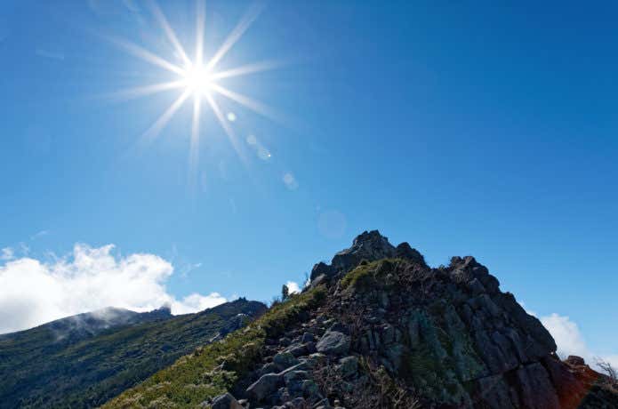 金峰山稜線