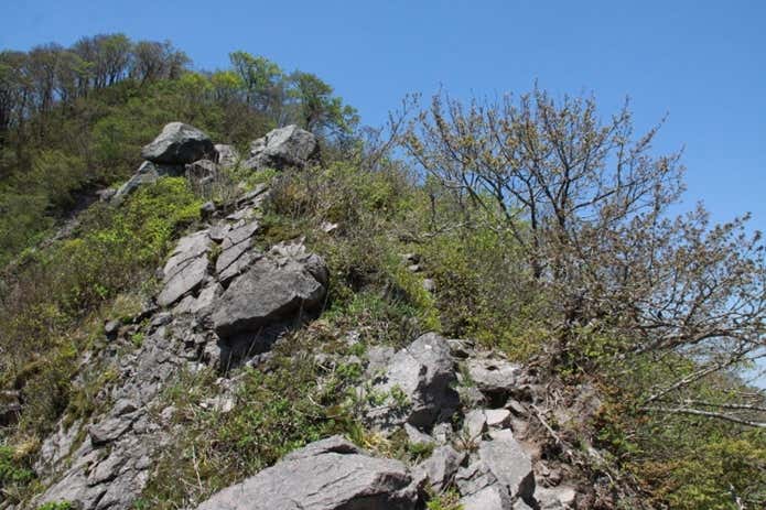 三瓶山 崖