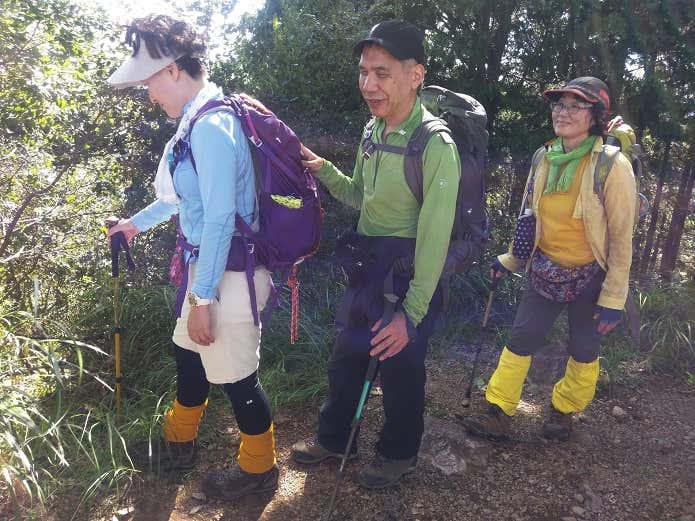 視覚障碍者との登山